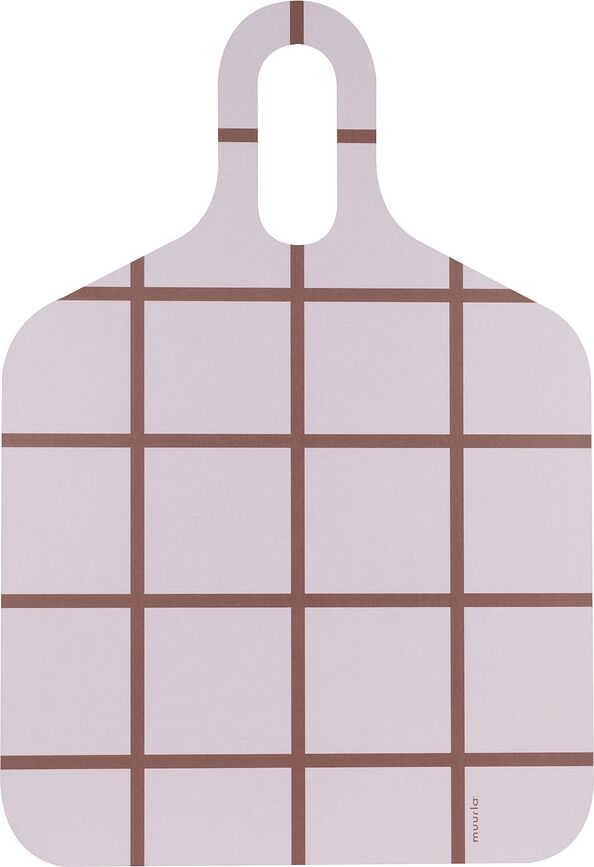 Checks & Stripes Επιφάνεια Κοπής & Σερβιρίσματος, 30 x 44 cm, καφέ-μπεζ