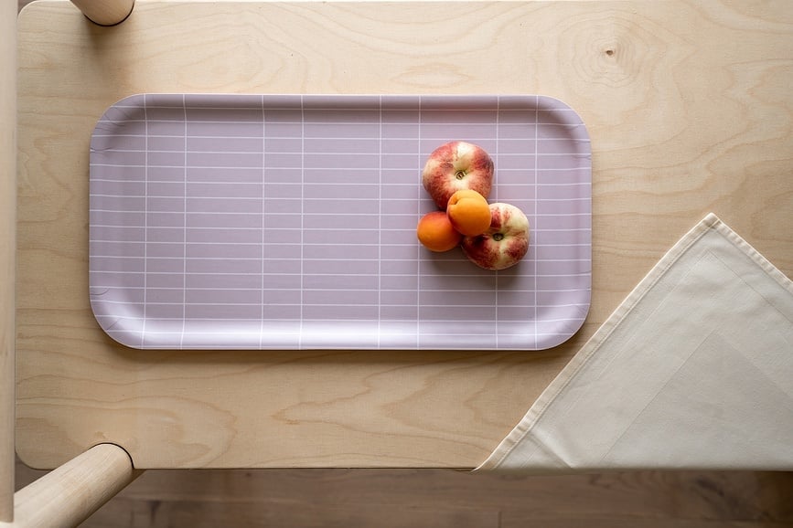 Checks & Stripes Pladanj za posluživanje 22 x 43 cm