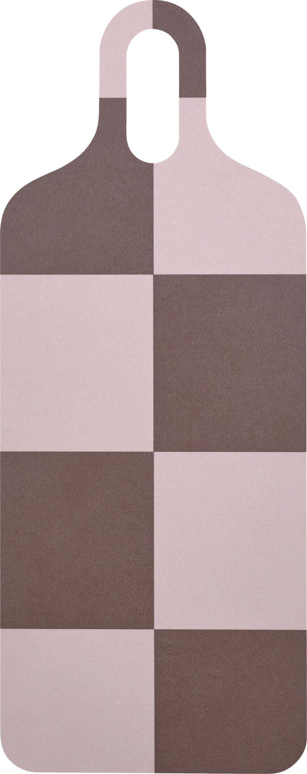 Checks & Stripes Schneide- und Servierbrett 13 x 33 cm, braun-grün