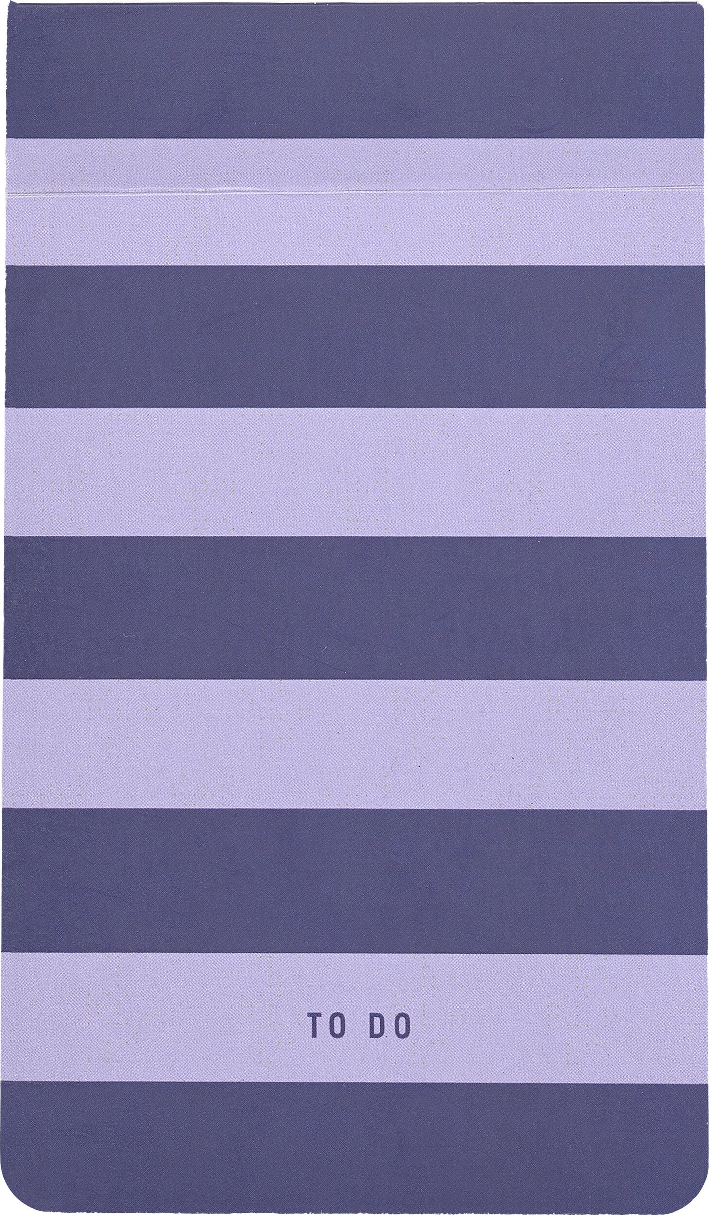 Checks & Stripes To-do-Liste Planer gestreift, 7,5 x 13 cm, lila