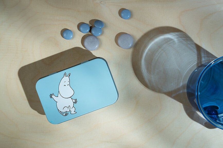 Contenedor de almacenamiento Muurla Moomin Snufkin 10 x 6,5 cm, verde