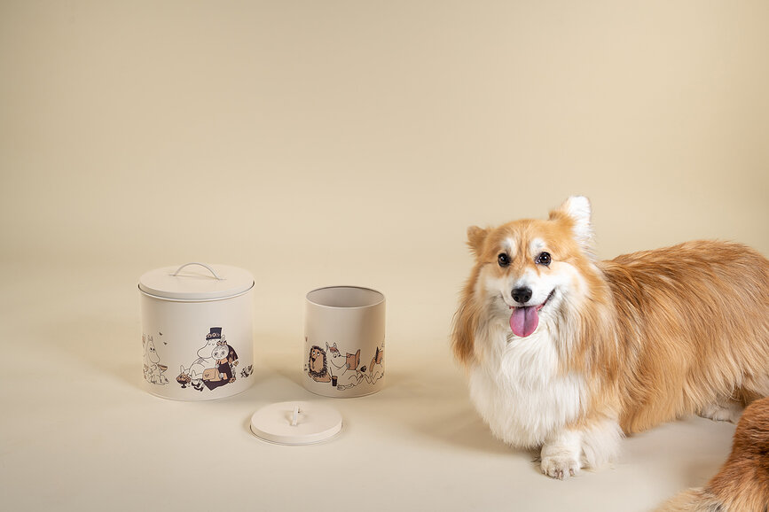 Contenedores de comida para mascotas Muurla Moomin, 2 unidades