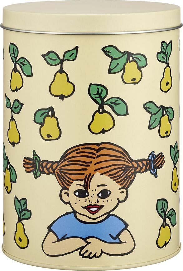 Contenedores Muurla Pippi Calzaslargas, estampado de frutas, 2 unidades