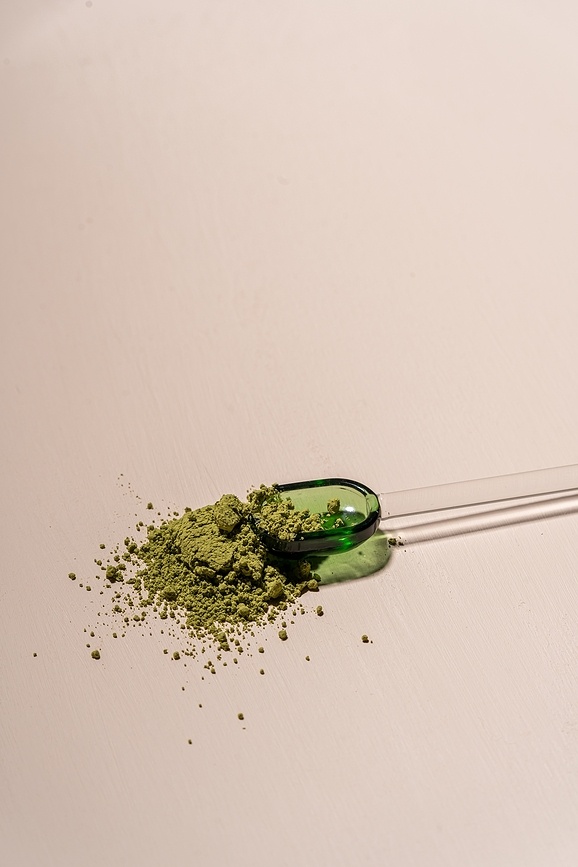 Cucharilla de cristal Muurla, 15,5 cm, rosa