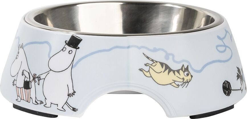 Cuenco para perro o gato Muurla Moomin, talla S, rosa