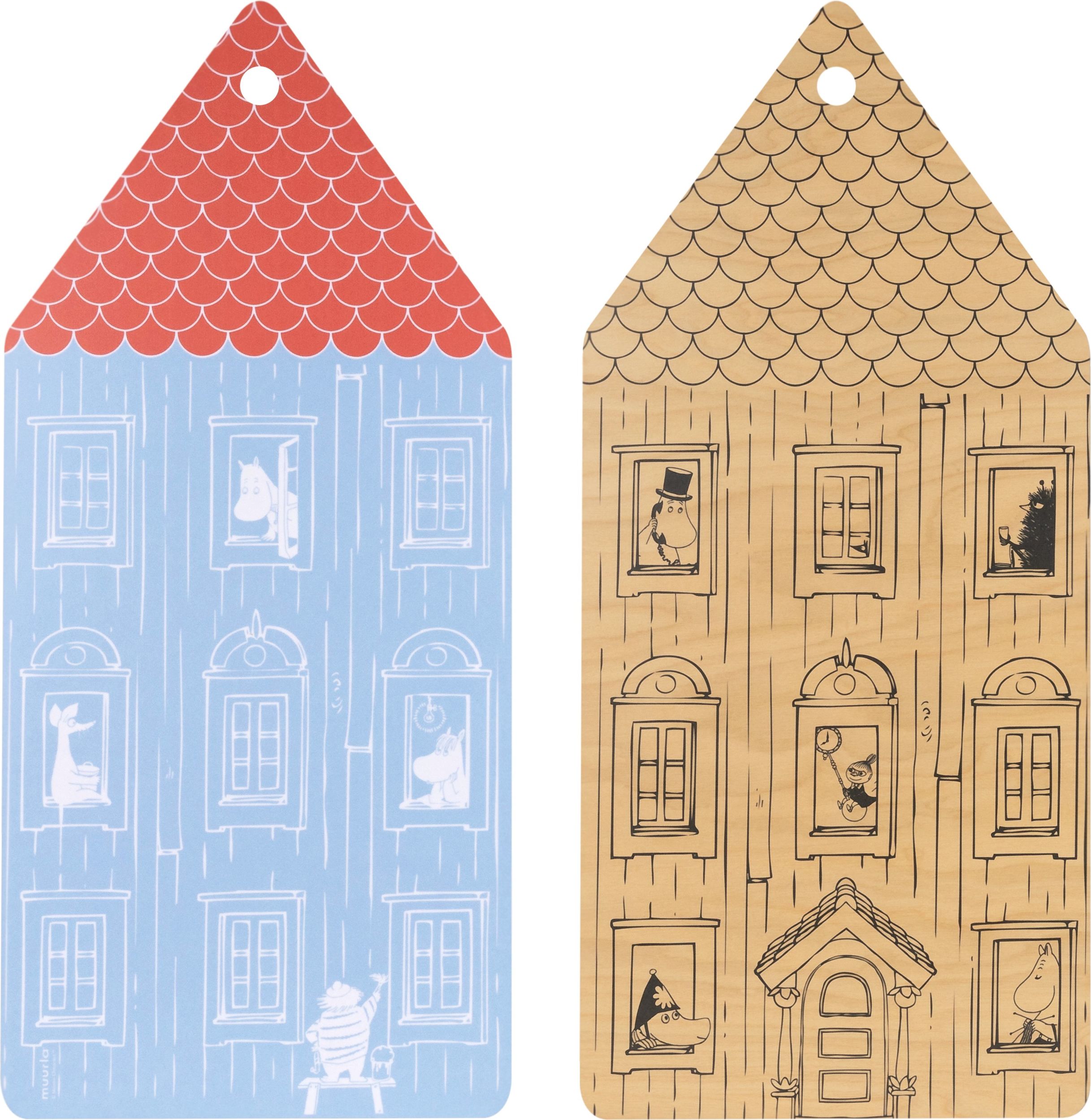 Deska do krojenia i serwowania Muurla Muminki Moominhouse 20 x 44 cm