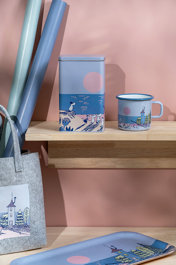 Δοχείο αποθήκευσης Muurla Moomin Sunset 20 cm
