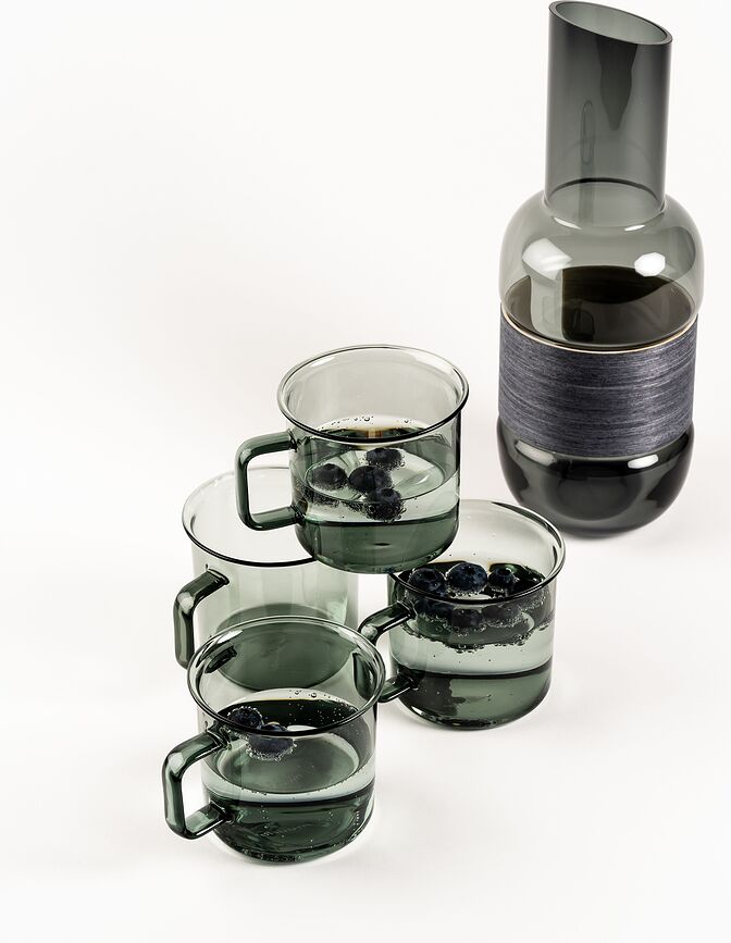 Garrafa Veneer, 1 L, gris