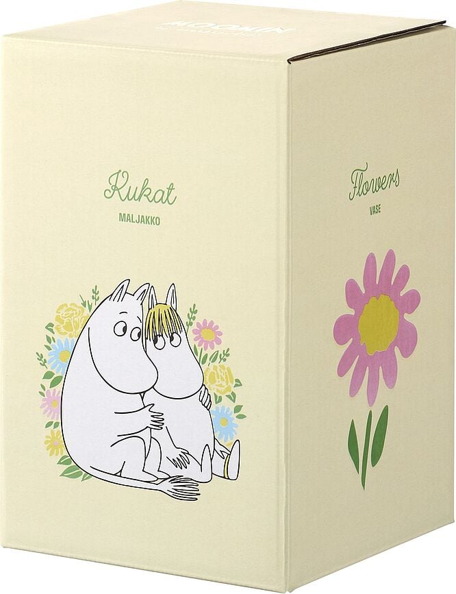 Jarrón Muurla Moomin, diseño "Flowers"