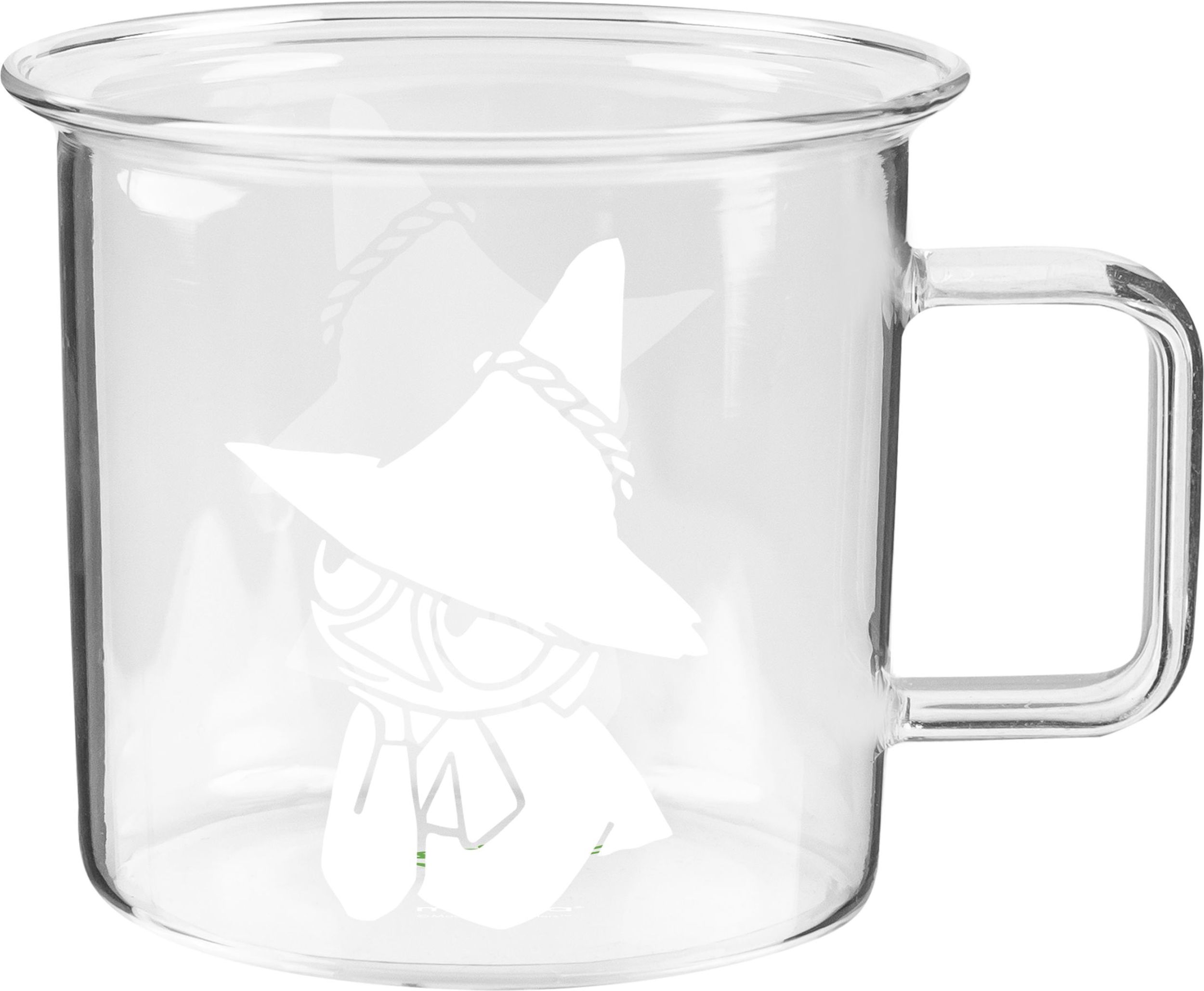 Kubek Muurla Muminki Włóczykij 350 ml transparentny szklany