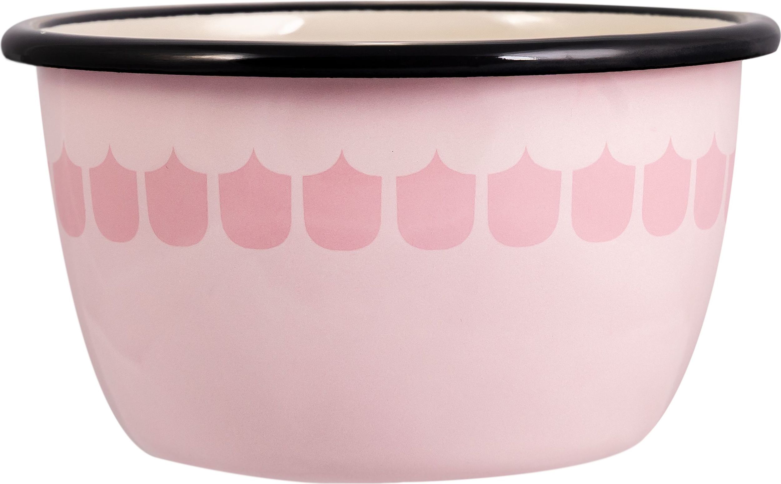 Miska Vappu 600 ml różowa emaliowana