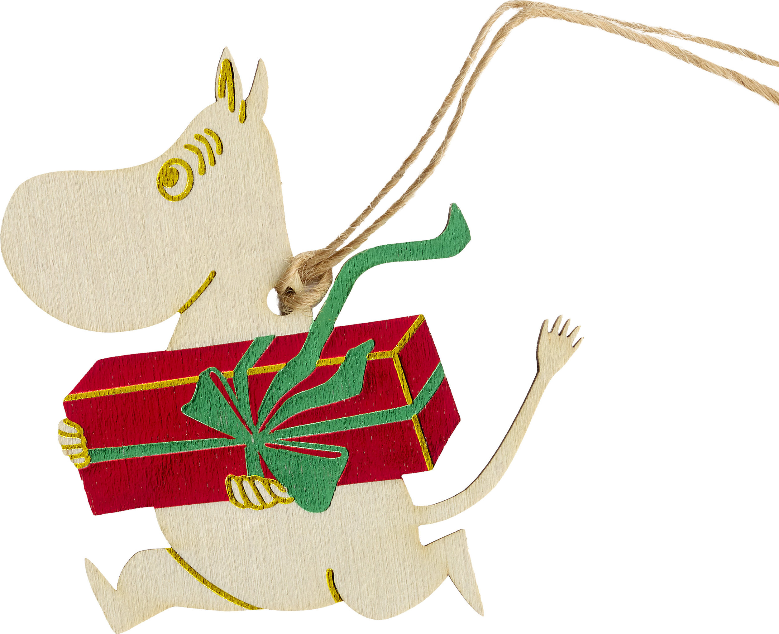 Muminki Moomintroll Weihnachtsanhänger