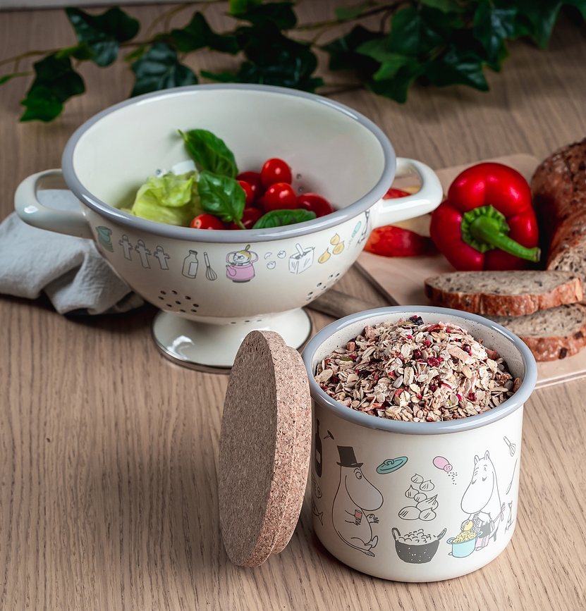 Muurla Moomin Sailors Bocal de Rangement, 1,3 l