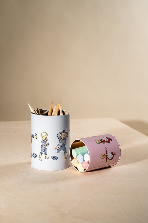 Muurla Boîtes de Rangement, motif Émile et Ida, Lot de 2