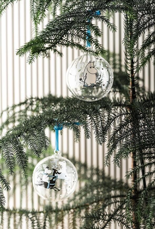 Muurla Mumini Božična Krogla Pižama, 9 cm