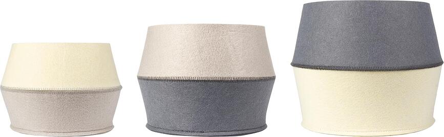 Muurla Cache-pots, Lot de 3