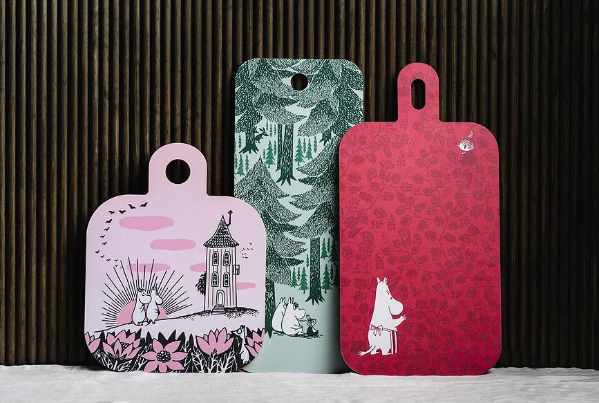 Muurla Daska za Rezanje Moomin In the Depth of the Forest 18 x 44 cm