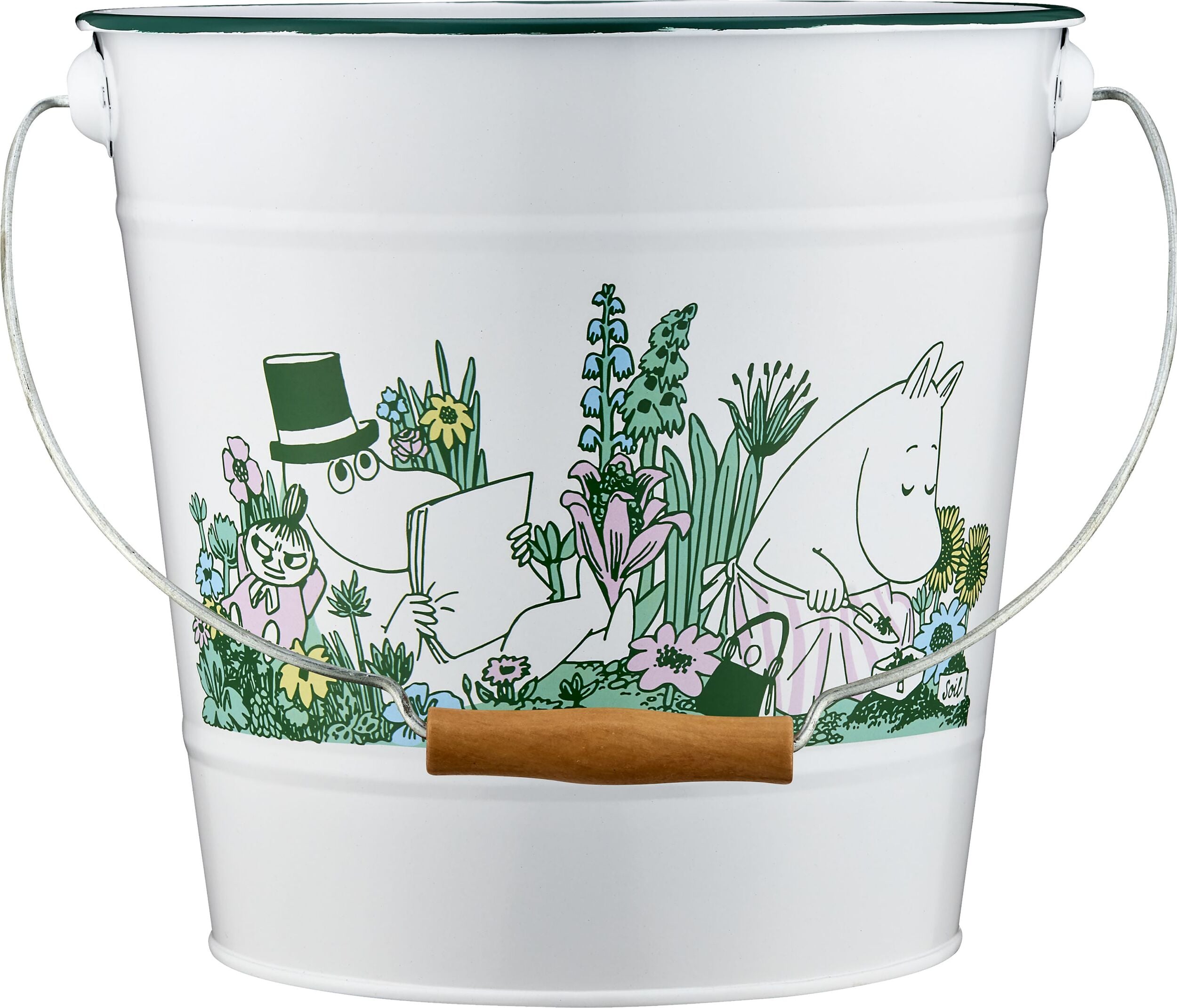 Muurla Eimer 10 l Mumins im Garten
