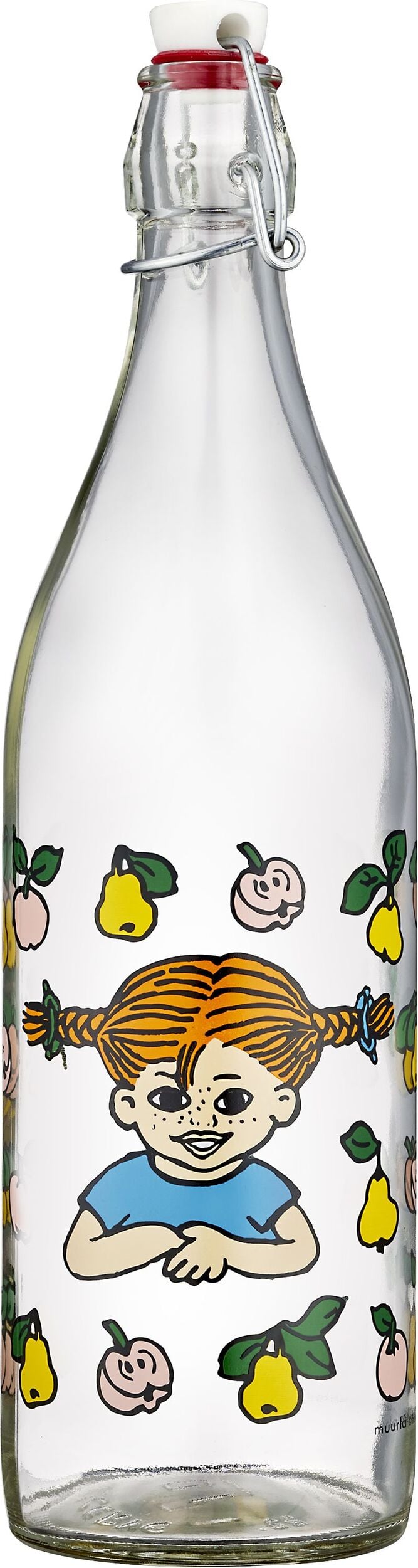 Muurla Flasche 1 l Pippi Langstrumpf Früchte