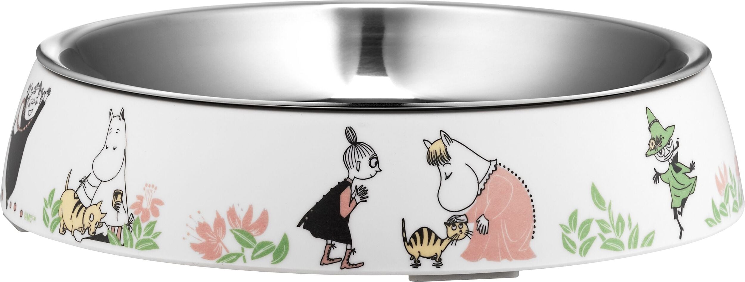 Muurla Katzennapf Mumins weiß