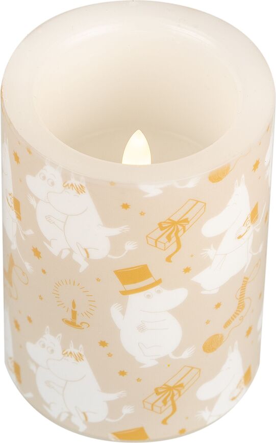 Muurla Muminki Κερί LED Let it Snow, 10 cm