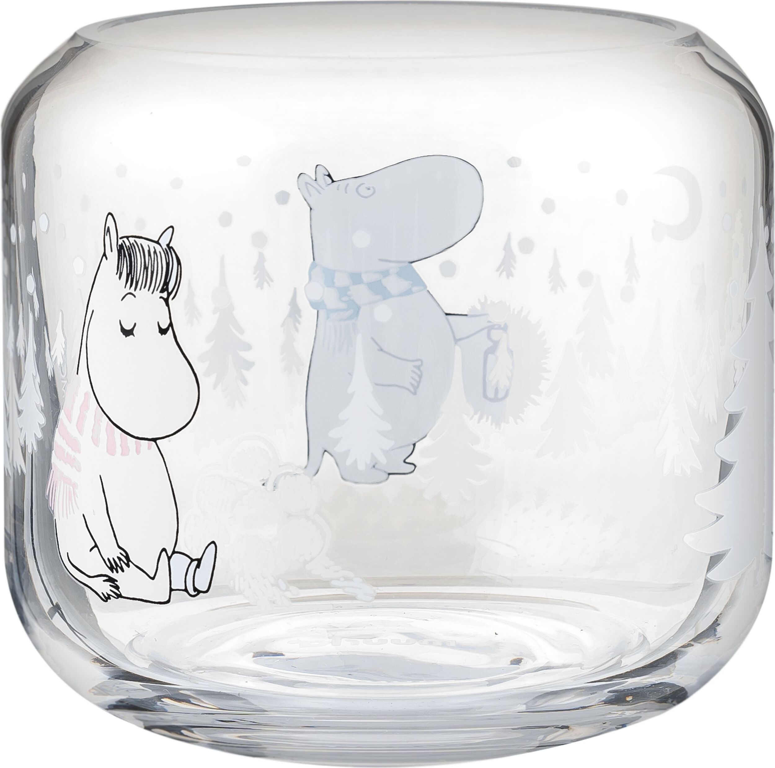 Muurla Kerzenhalter für Teelichter 8 cm Mumins Snowfall