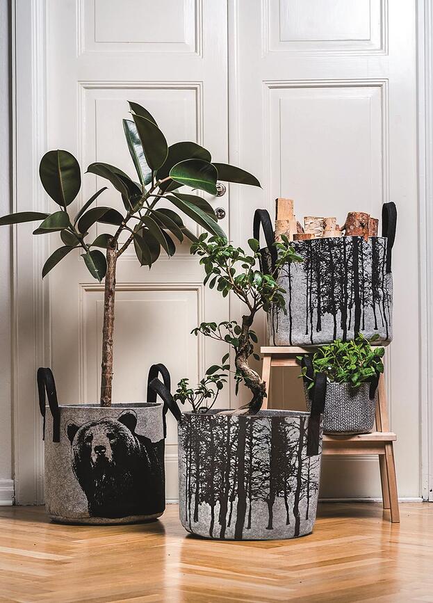 Muurla Leaf Košara za shranjevanje, 31 cm