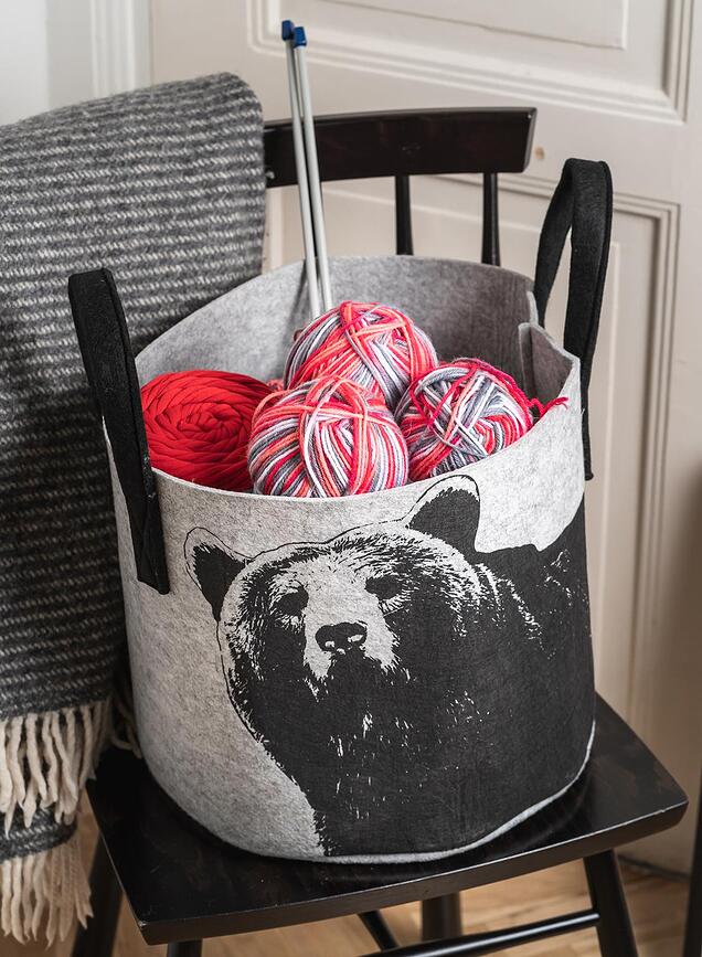 Muurla Leaf Košara za shranjevanje, 31 cm