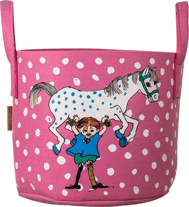 Muurla Košara za pohranu Pipi Duga Čarapa Pippi and the Horse 30 l