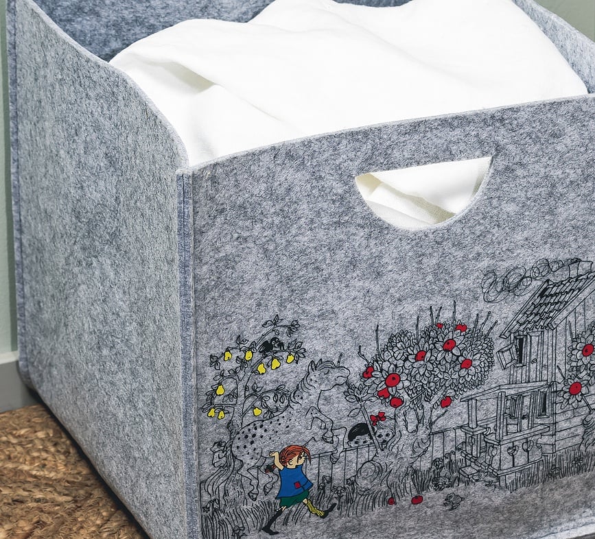 Muurla Košara za pohranu Pipi Duga Čarapa The Way Home 33 x 33 cm