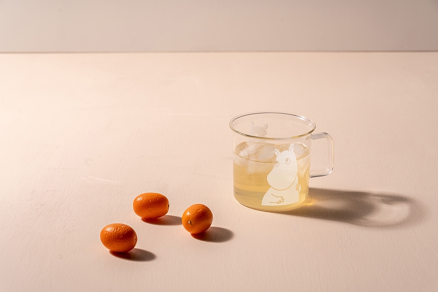 Muurla Moomin Μικρή Μυ Κούπα, 350 ml, διάφανη, γυάλινη