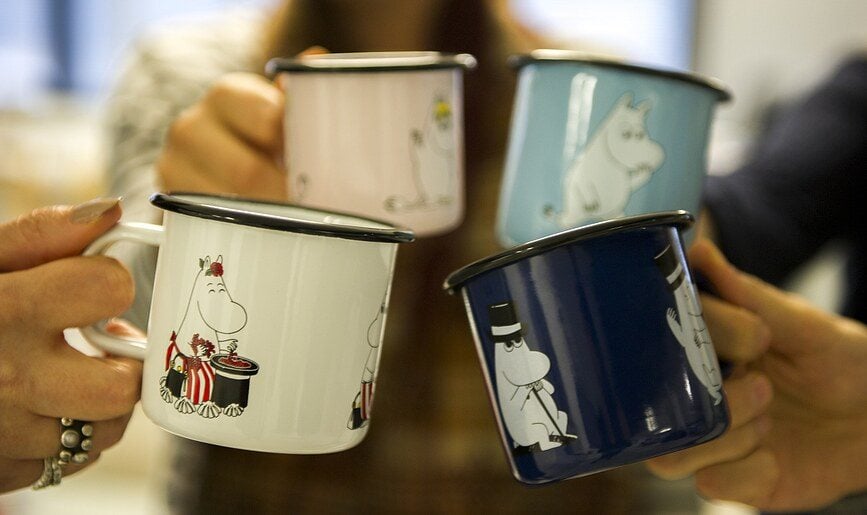 Muurla Retro Moomin Κούπα Moominmamma, 370 ml, ροζ