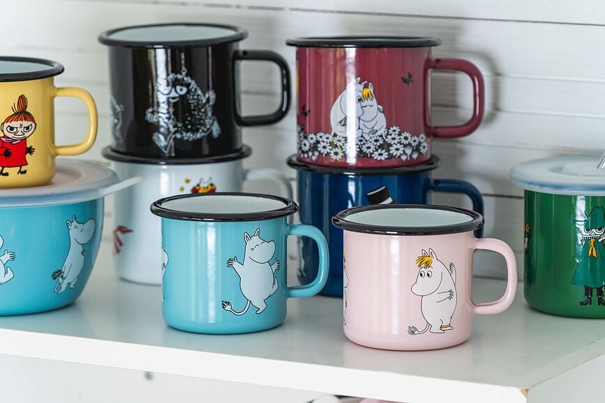 Muurla Retro Moomin Κούπα Moominmamma, 370 ml, ροζ