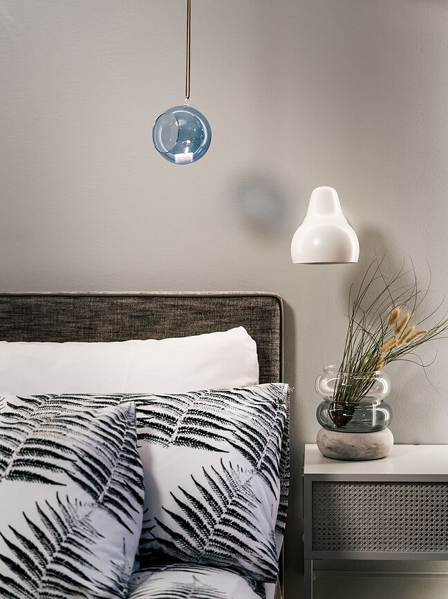 Muurla Coloured Kugla dekorativna 12 cm plava