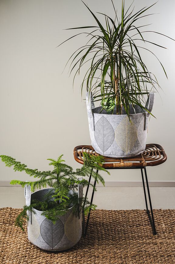 Muurla Leaf Košara za shranjevanje, 24 cm