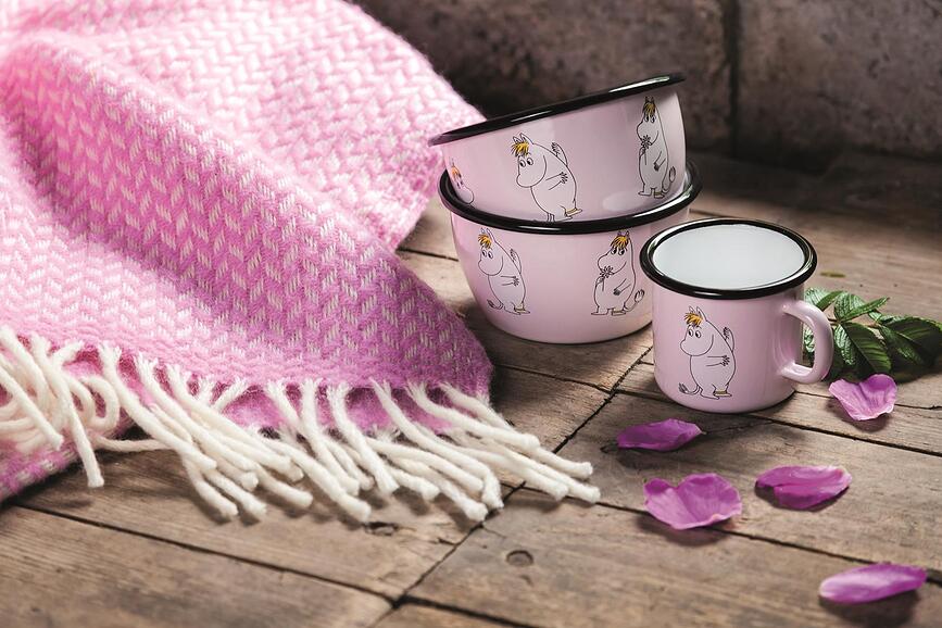 Muurla Retro Mumin Skodelica, 370 ml, metina