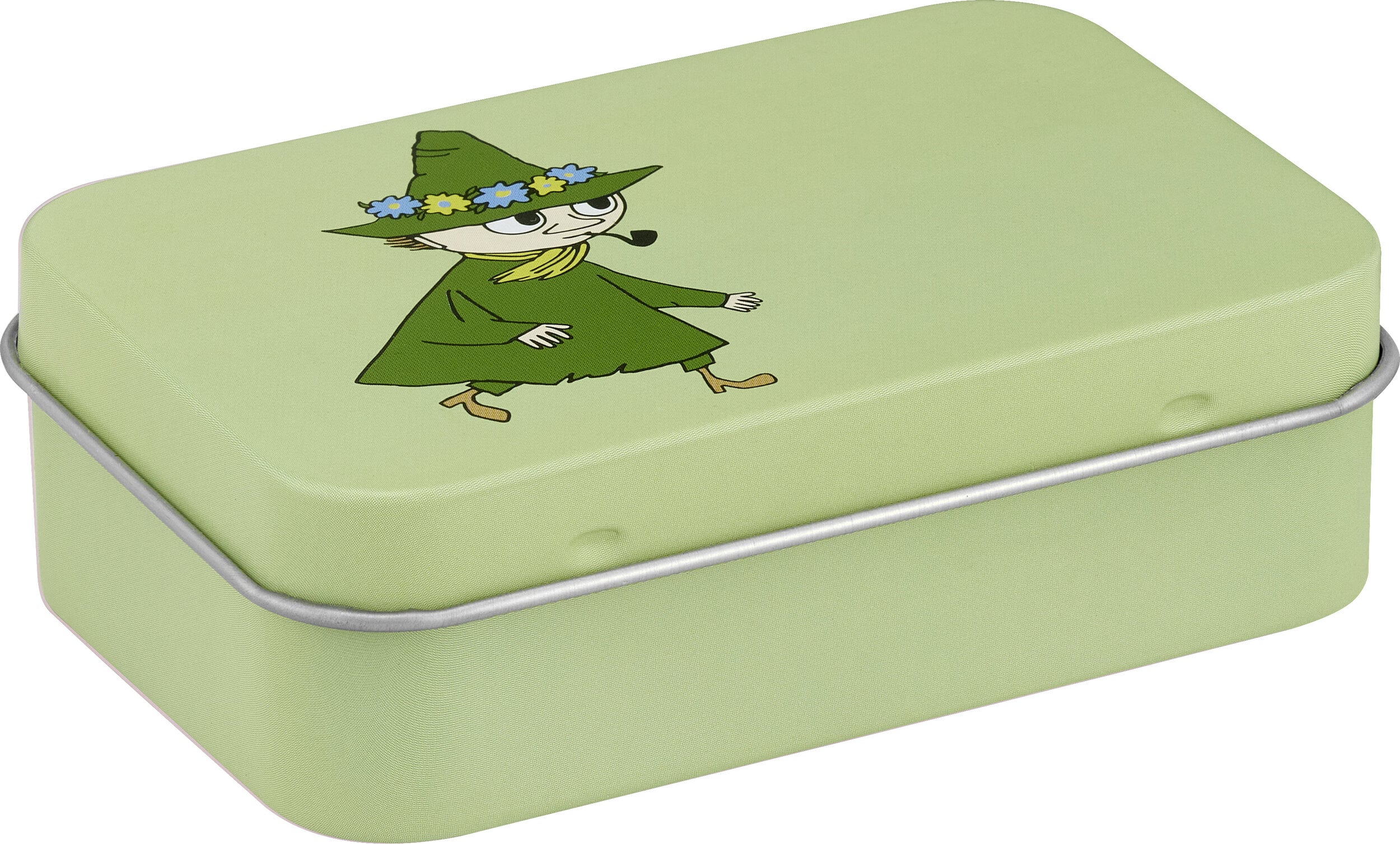 Muurla Moomin Aufbewahrungsbox Snufkin 10 x 6,5 cm, grün