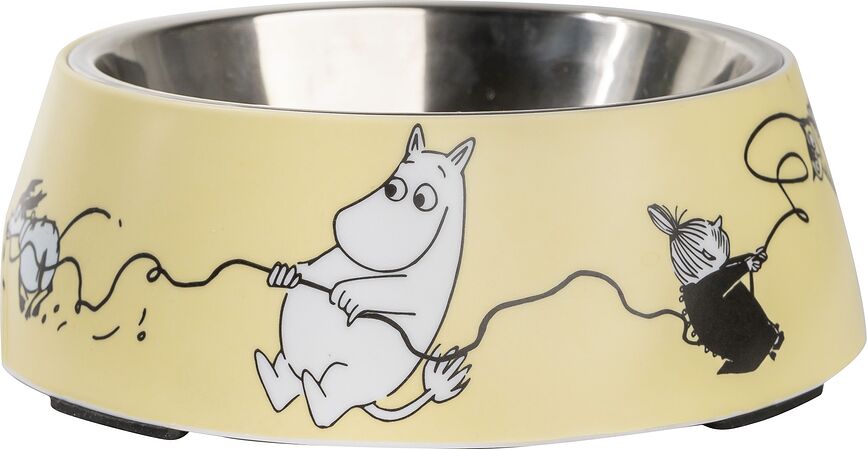 Muurla Moomin Bol pour chien ou chat, taille M, jaune