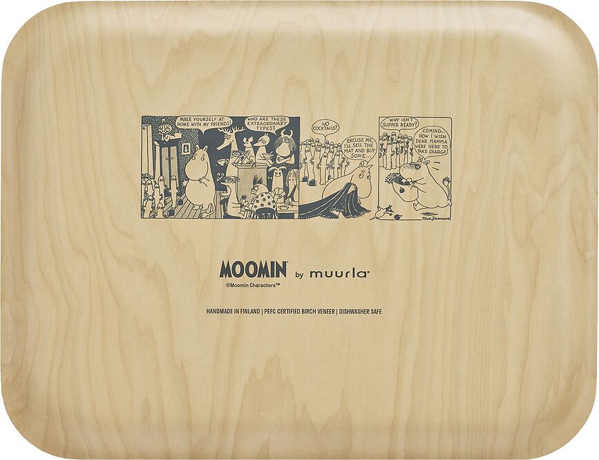 Muurla Muminki Flower Field Δίσκος Σερβιρίσματος, 28 x 36 εκ