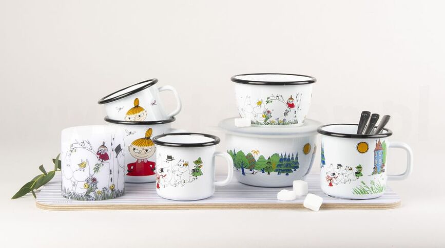 Muurla Moomin Happy Family ΜΠΟΛ, εμαγιέ