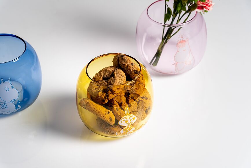 Muurla Moomin Κηροπήγιο, Μούμιν Μαμά, κεχριμπαρένιο, 9,5 εκ.