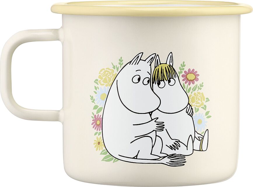 Muurla Moomin Κούπα, σχέδιο "Flowers", 550 ml