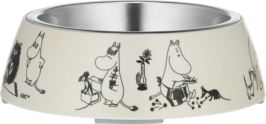 Muurla Moomin Μπολ Κατοικίδιων, για σκύλο ή γάτα, μέγεθος S