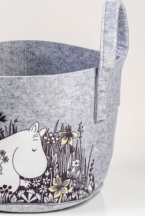 Muurla Moomin Flower Field Panier de Rangement 17 L