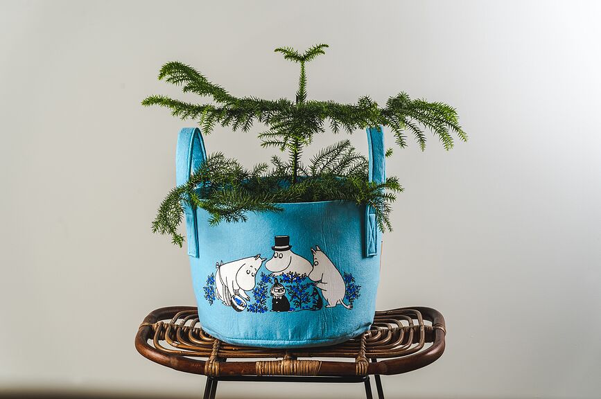 Muurla Moomin Flower Field Panier de Rangement 17 L