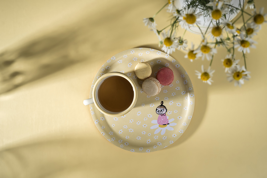Muurla Moomin Plateau de Service, 25 cm, motif "Flowers"