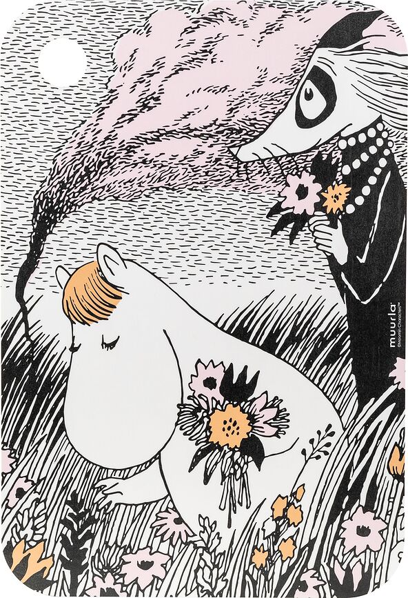 Muurla Moomin Summer Night Daska za Rezanje dvostrana 21 x 31 cm