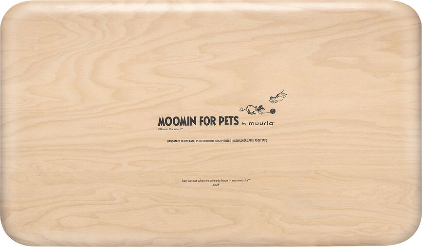 Muurla Moomin Tapis de Gamelle pour chien ou chat, 29,5 x 50 cm