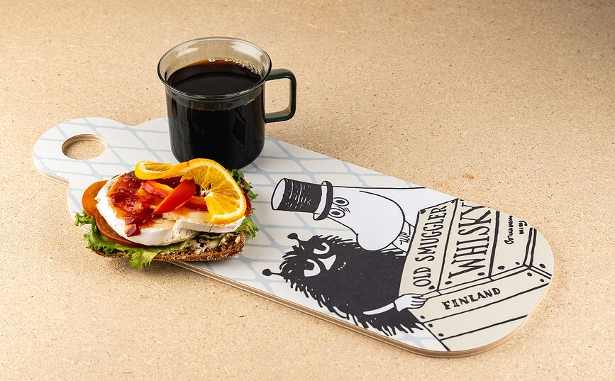 Muurla Moomin The Adventurer Επιφάνεια Κοπής και Σερβιρίσματος, διπλής όψης, 17 x 44 εκ