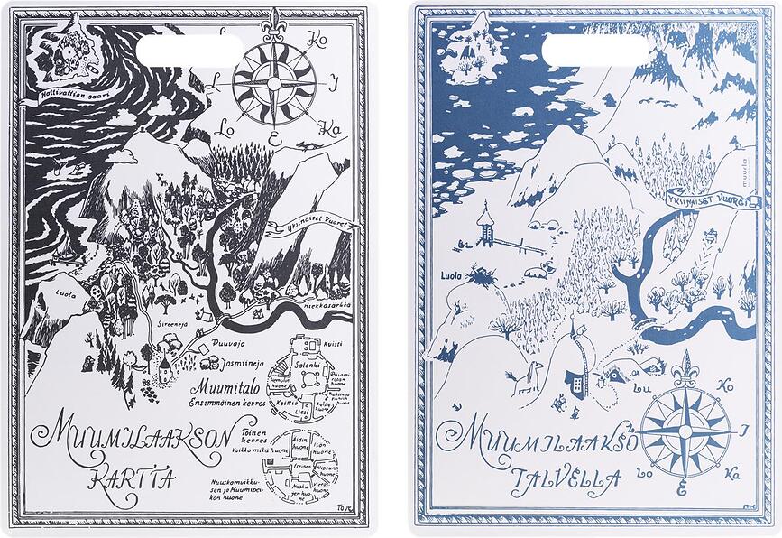 Muurla Moomin The Map Daska za rezanje 30 x 43 cm